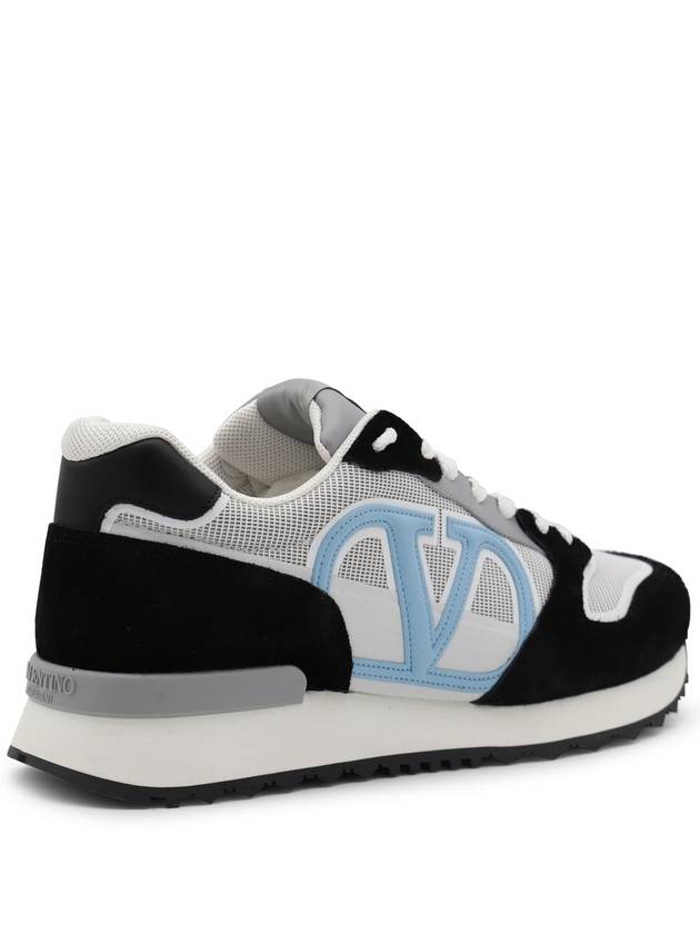 V Logo Face Low Top Sneakers - VALENTINO - BALAAN 6