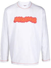 Le Logo Print Long Sleeve T-shirt White - JACQUEMUS - BALAAN 1