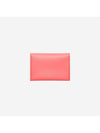 Folded Leather Card Wallet Pink - ACNE STUDIOS - BALAAN 1