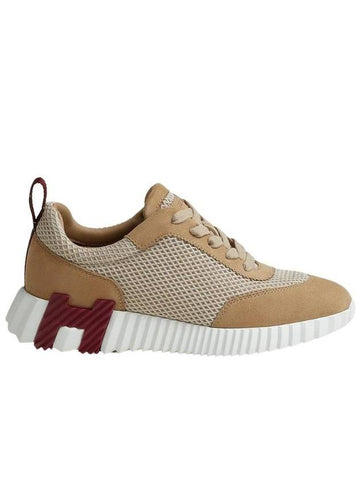 Bouncing Low Top Sneakers Beige - HERMES - BALAAN 1