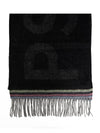 PS Paul Smith Scarf With Embroidered Logo Men s Black - PAUL SMITH - BALAAN 1