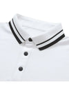 Golf Wear Brushed Pique Golf T-Shirt WB21FAMT02WH White - WHITEBALL - BALAAN 4