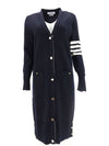 Milano Fine Merino Cardigan Navy - THOM BROWNE - BALAAN 2