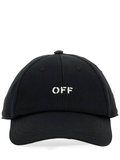 Embroidered Logo Ball Cap Black - OFF WHITE - BALAAN 2