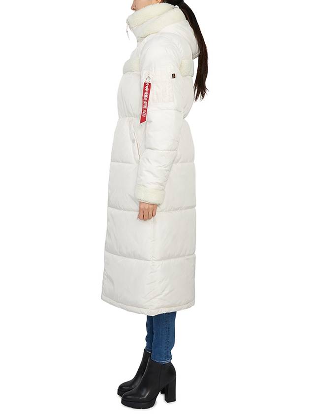 Regular Fit Hood Long Padding Jet Stream White - ALPHA INDUSTRIES - BALAAN 5