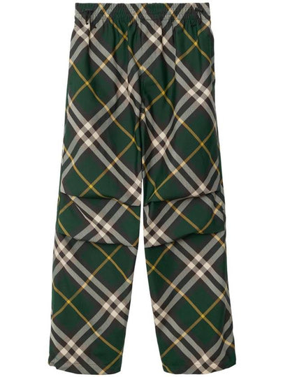 wide check pants 8082034 - BURBERRY - BALAAN 2