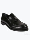 Mr G Mocassin Leather Loafers Black - GIVENCHY - BALAAN 2