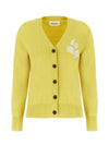 Karin Cotton Cardigan Yellow - ISABEL MARANT ETOILE - BALAAN 1