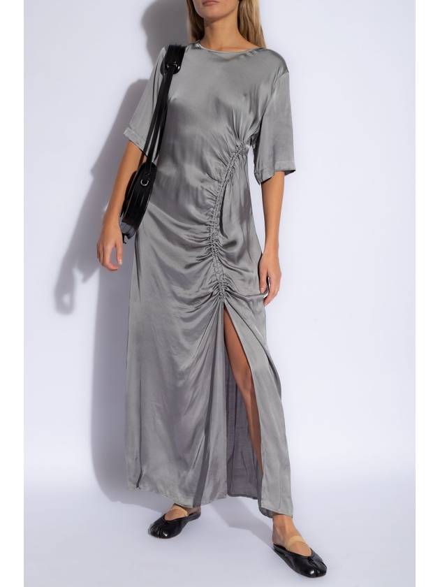 HERSKIND Satin Dress ‘Sabastian’, Women's, Grey - BIRGITTE HERSKIND - BALAAN 2