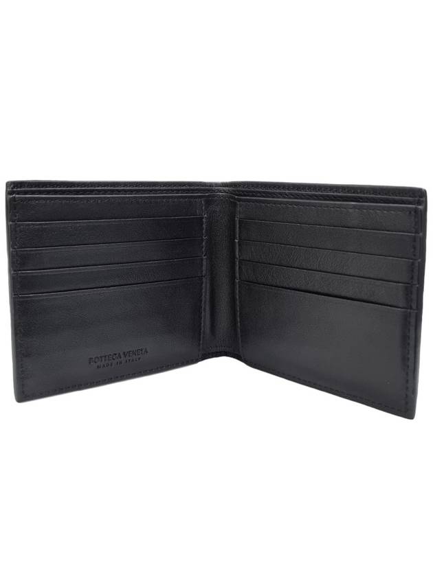 Women s 605721 Intrecciato Black Leather Bicycle Wallet - BOTTEGA VENETA - BALAAN 3