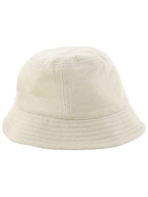 Haley Embroidered Logo Bucket Hat Ecru - ISABEL MARANT - BALAAN 4