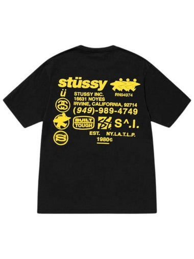 DNA Pigment Dyed T Shirt Black 1905038 - STUSSY - BALAAN 1