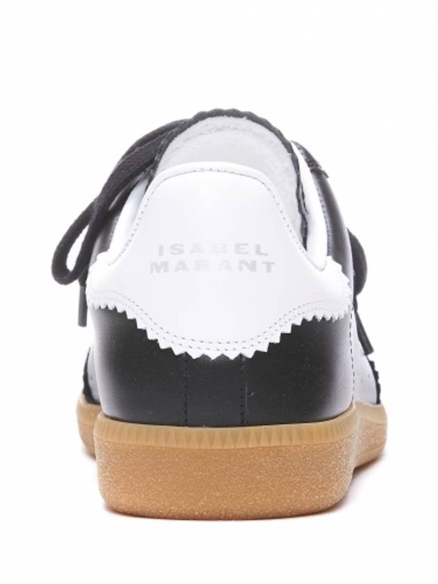 Bryce Logo Tab Low Top Sneakers Black - ISABEL MARANT - BALAAN 4