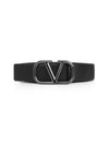 Valentino 5Y2T0Q87 AZR 0NO T0Q87 Garavani V logo belt - RED VALENTINO - BALAAN 2