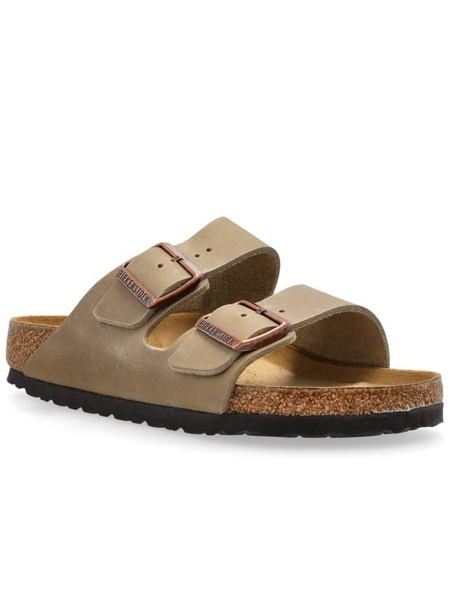 Birkenstock Slides Arizina BS, Women's, Beige - BIRKENSTOCK - BALAAN 4