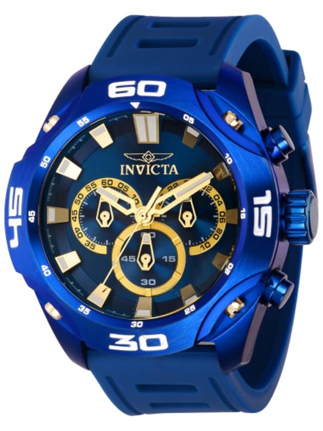 Invicta Coalition Forces Chronograph Quartz Blue Dial Men's Watch 36695 - INVICTA - BALAAN 1