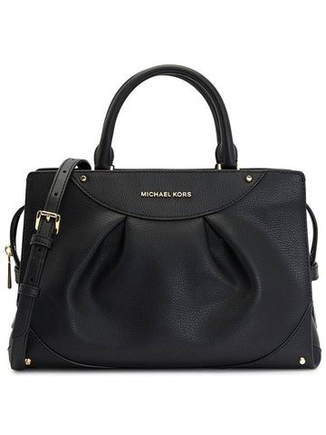 Enzo Satchel Bag 30F3G6ES2L BLACK - MICHAEL KORS - BALAAN 1