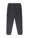 Waffen Patch Cotton Fleece Track Pants Charcoal - STONE ISLAND - BALAAN 3