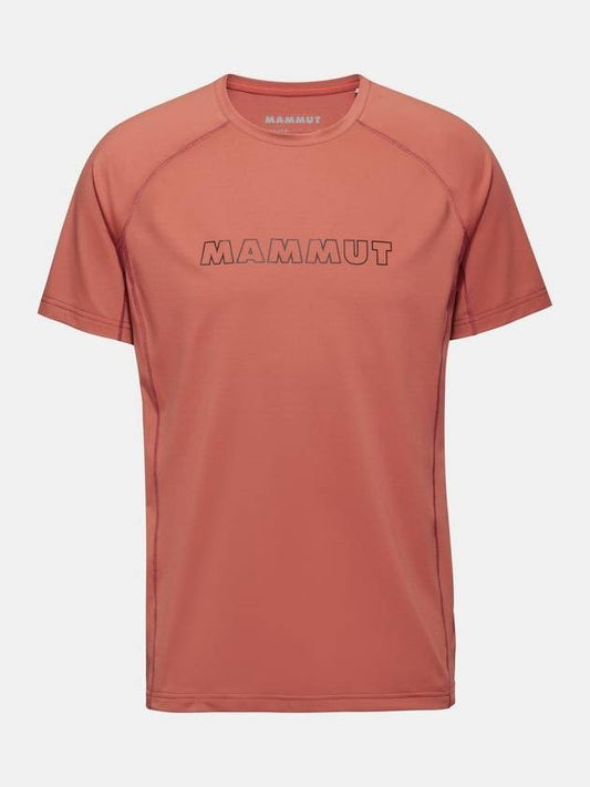 Men's Selun FL Logo Short Sleeve T-Shirt Glacier Brick - MAMMUT - BALAAN 1