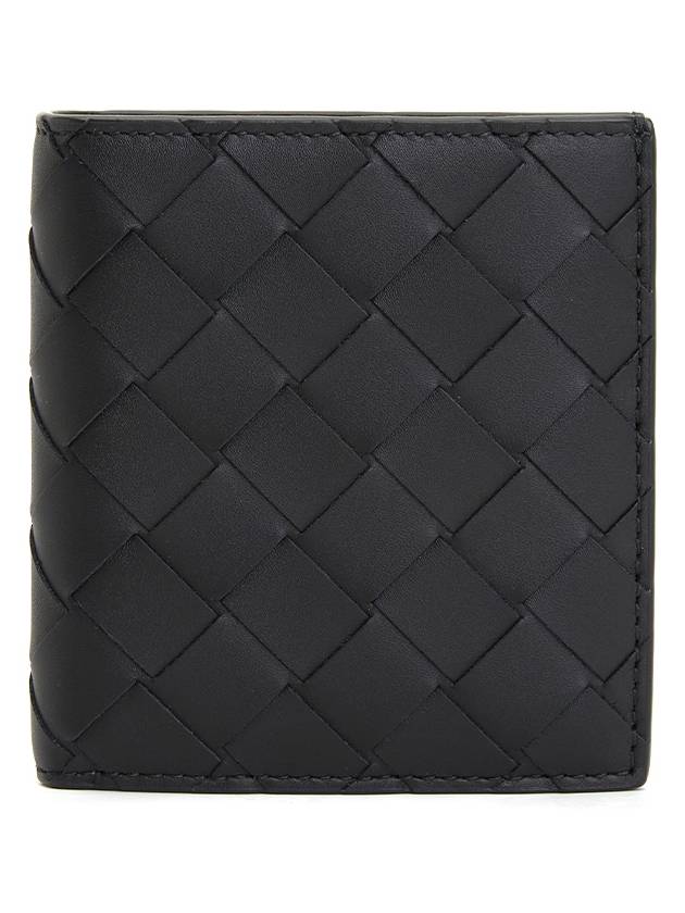 Intrecciato Slim Half Wallet Black - BOTTEGA VENETA - BALAAN 2