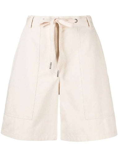 Women's Cotton Shorts Ivory - MONCLER - BALAAN 1