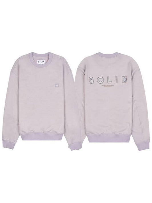 Men's Solid Embroidery Sweatshirt S233TS22 617G - SOLID HOMME - BALAAN 1