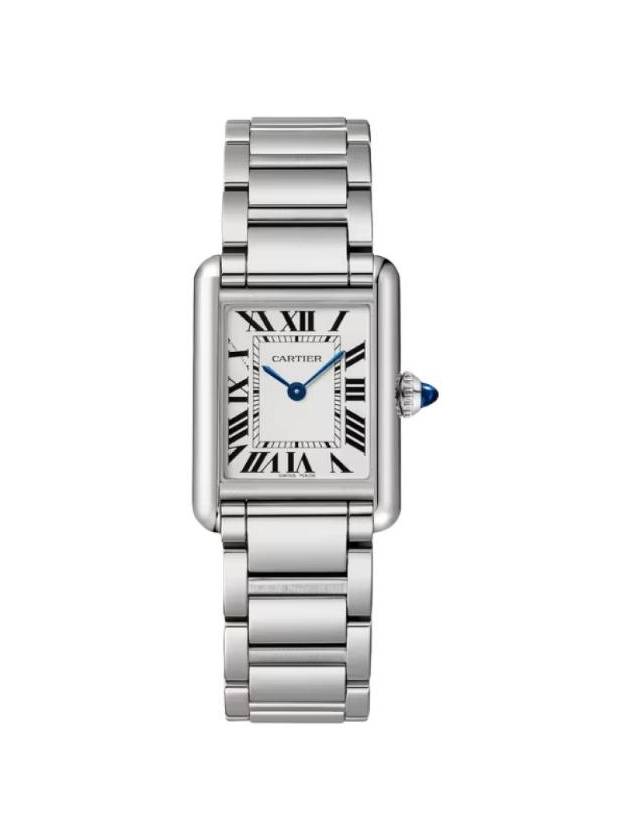 Tank Must Solar Beat Small Watch Silver - CARTIER - BALAAN 1