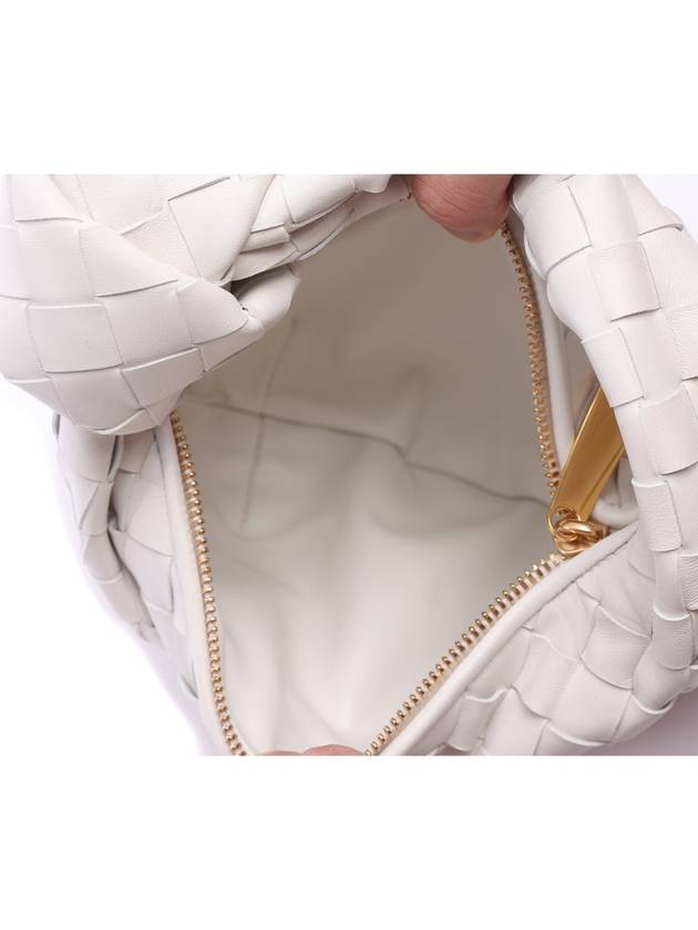 Intrecciato Heart Detail Leather Tote Bag White - BOTTEGA VENETA - BALAAN 7