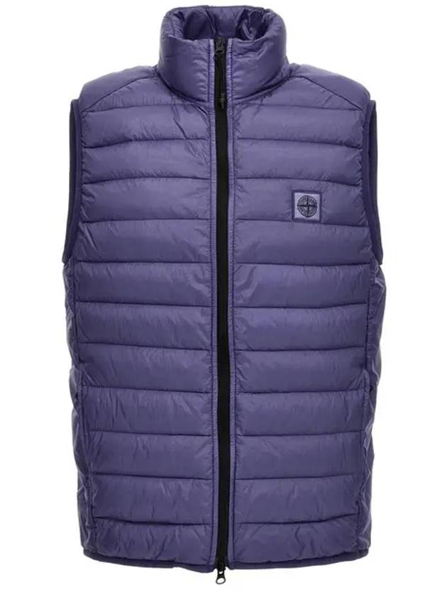 Chamber R Nylon Down Vest Lavender - STONE ISLAND - BALAAN 2