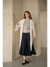 Caisienne Split Sleeve Long Cardigan_Ivory - CAHIERS - BALAAN 9