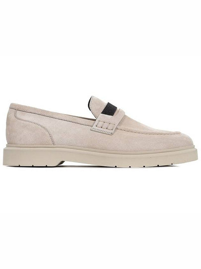 Suede Penny Loafer Beige - BRUNELLO CUCINELLI - BALAAN 2