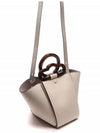 Silky Mini Riders Calf Leather Tote Bag Beige - MULBERRY - BALAAN 4