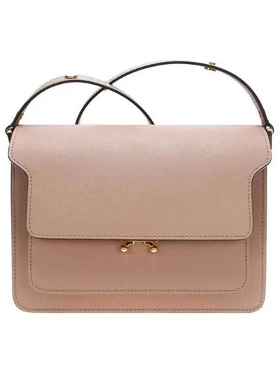 Saffiano Trunk Medium Shoulder Bag Beige - MARNI - BALAAN 2