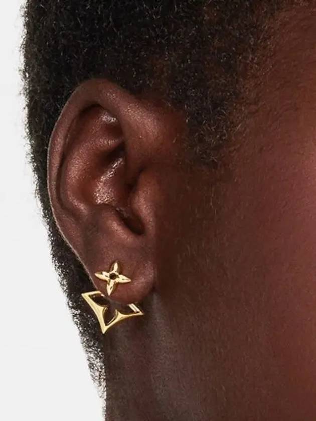 Flower Gram Earrings Gold - LOUIS VUITTON - BALAAN 6