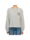 Kansas Puff Sleeve Striped Cotton Long Sleeve T-shirt Ivory - MAX MARA - BALAAN 2