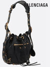 Le Cagole XS Leather Bucket Bag Black - BALENCIAGA - BALAAN 3