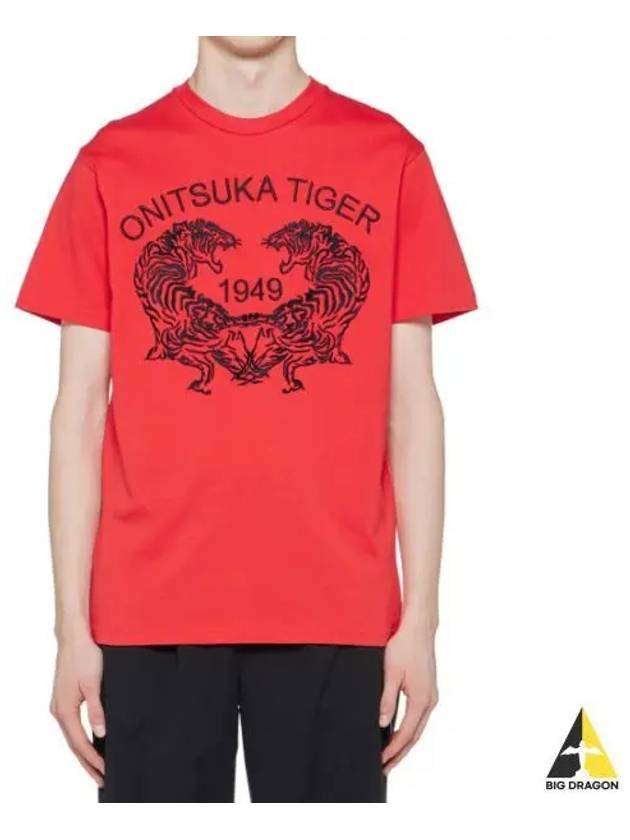 Onitsuka Tiger Graphic T Shirt 2183B184 600 - ONITSUKA TIGER - BALAAN 1