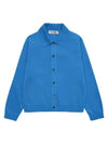 Evening Polo Knit Cardigan Blue - OUR LEGACY - BALAAN 2