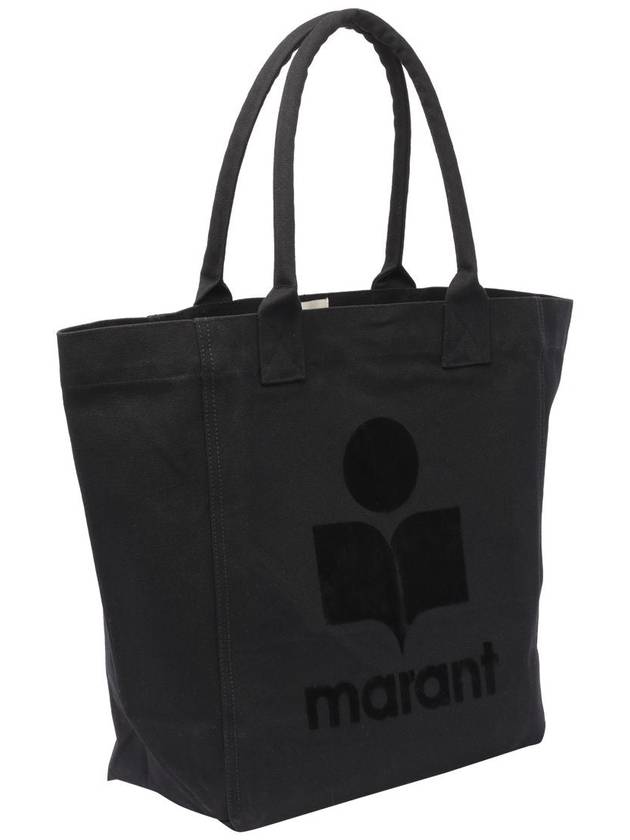 Yenky Logo Tote Bag Black - ISABEL MARANT - BALAAN 4