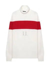 Wool Alpaca Golf Turtleneck White - J.LINDEBERG - BALAAN 2