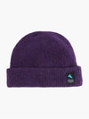 Runa Logo Patch Beanie Black Plum - KLATTERMUSEN - BALAAN 2