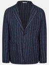 Men's Linen Striped Jacket MMJAM5T34 771 - AT.P.CO - BALAAN 9