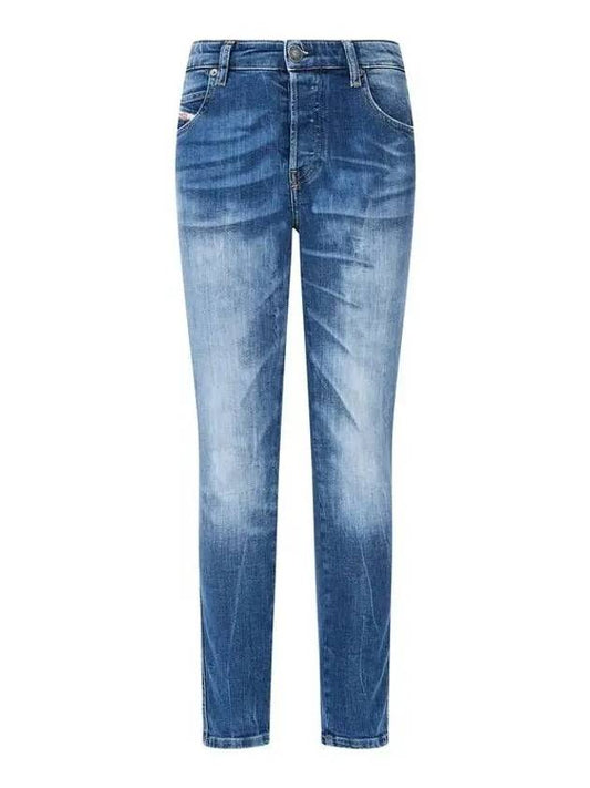 Vintage Washed Slim Jeans BABHILA Blue - DIESEL - BALAAN 1