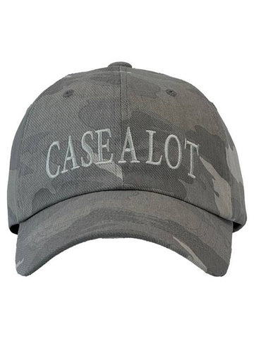 Logo Camo Ball Cap Grey - CASEALOT - BALAAN 1