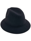 My Journey Hare Hair Baby Cashmere Fedora Black - LORO PIANA - BALAAN 4