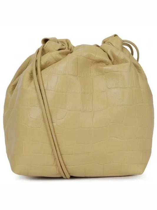 Drawstring leather cross bag yellow - JIL SANDER - BALAAN 2