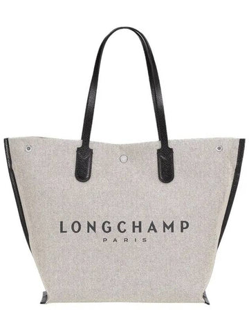 24FW Roseau Canvas Tote Bag Ecru 10090 HSG 037 - LONGCHAMP - BALAAN 1