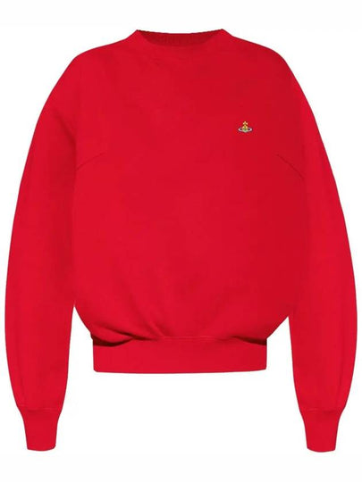 ORB Embroidery Logo Sweatshirt Red - VIVIENNE WESTWOOD - BALAAN 2