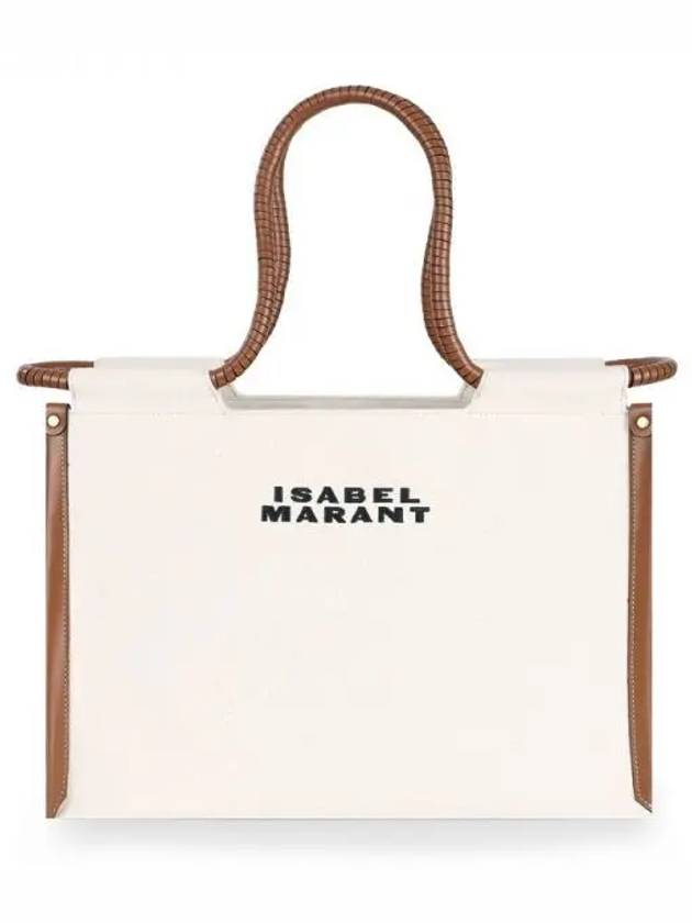 Toledo Canvas Tote Bag Neutral - ISABEL MARANT - BALAAN 2