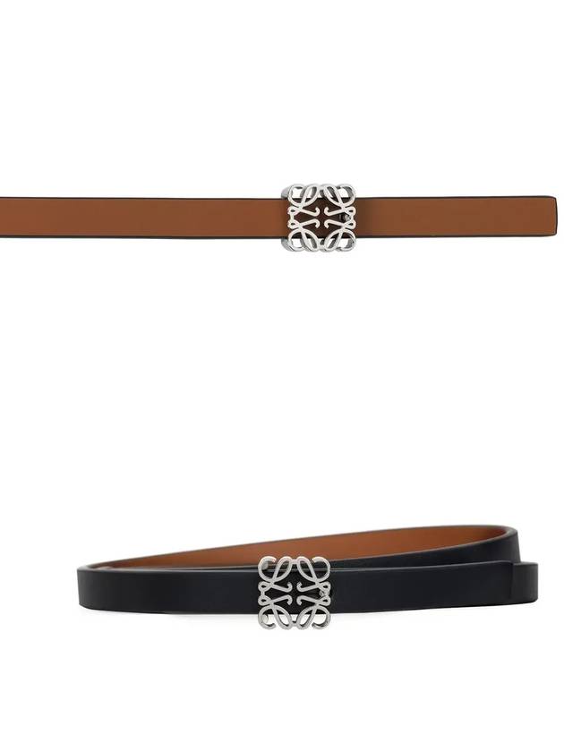 Tan Anagram Cube Reversible Belt Black - LOEWE - BALAAN 2